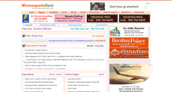 Desktop Screenshot of minneapolisdesi.com